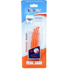مسواک بین داندانی 6 عددی نارنجی کانفیدنت
