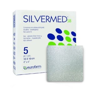 پانسمان نقره - کلسیم آلژینات 10*10 رزین