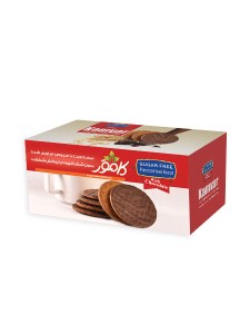 کامور بیسکویت کاکایویی گندم بدون قند