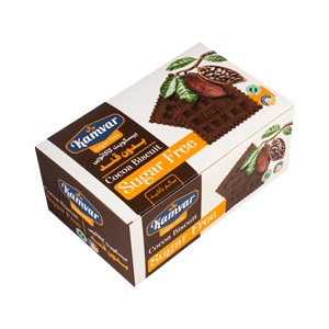 بیسکویت کاکایویی بدوم قند و رژیمی 450 گرمی کامور