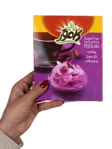 کامور پولکی گلسرخ بدون قند رژیمی