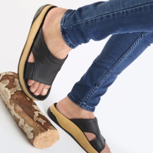 صندل طبی مردانه مدل 122 رنگ قهوه ای