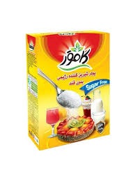 کامور شکر رژیمی و بدون قند جعبه قند 200 گرمی