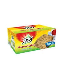 کامور بیسکوییت بدون شکر با آرد جو بدون قند و رژیمی360گرمی