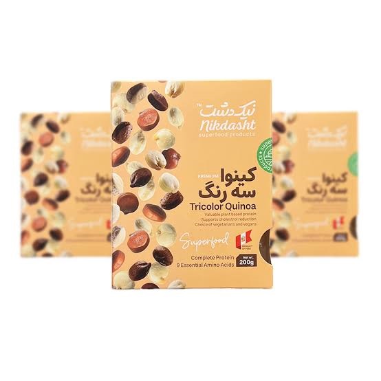 کینوا سه رنگ 200 گرم نیک دشت