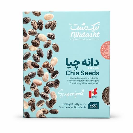 دانه چیا ارگانیک 200 گرم