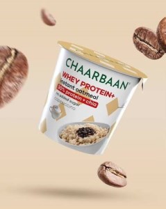 اوتمیل فوری پروتئینی با طعم کاپوچینو لیوانی چاربان