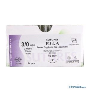 نخ بخیه سیلک 3/0 کات